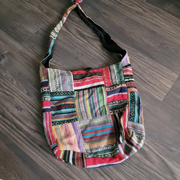 Multicolor Bohemian Women Patchwork Bag - Picture 1 of 5
